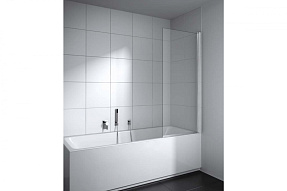 CADA XS CK DFR 09014 VPK Шторка на ванну (маятниковая створка), крепление справа, H=1400, L=880-905, стекло прозр. ESG Clean 500_191_1429255